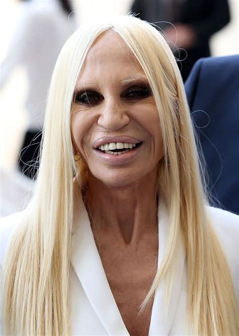 donatella versace face.